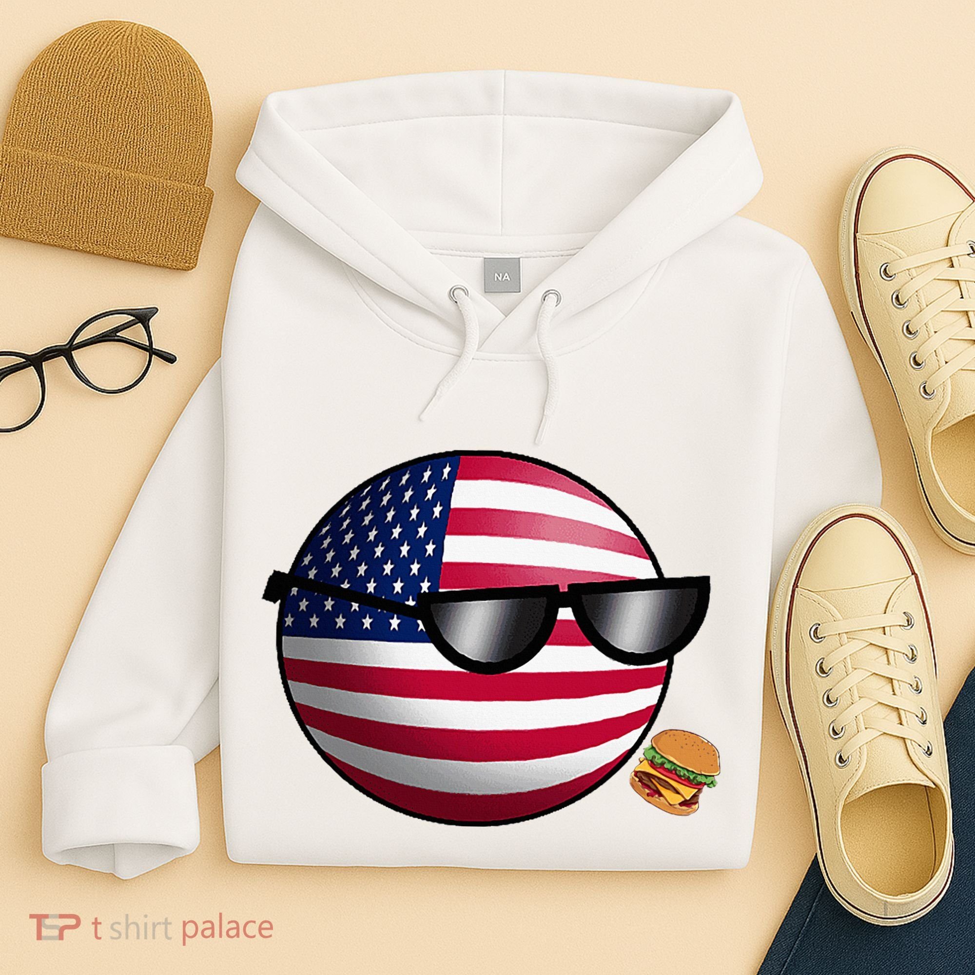 Countryballs Usa Hoodie