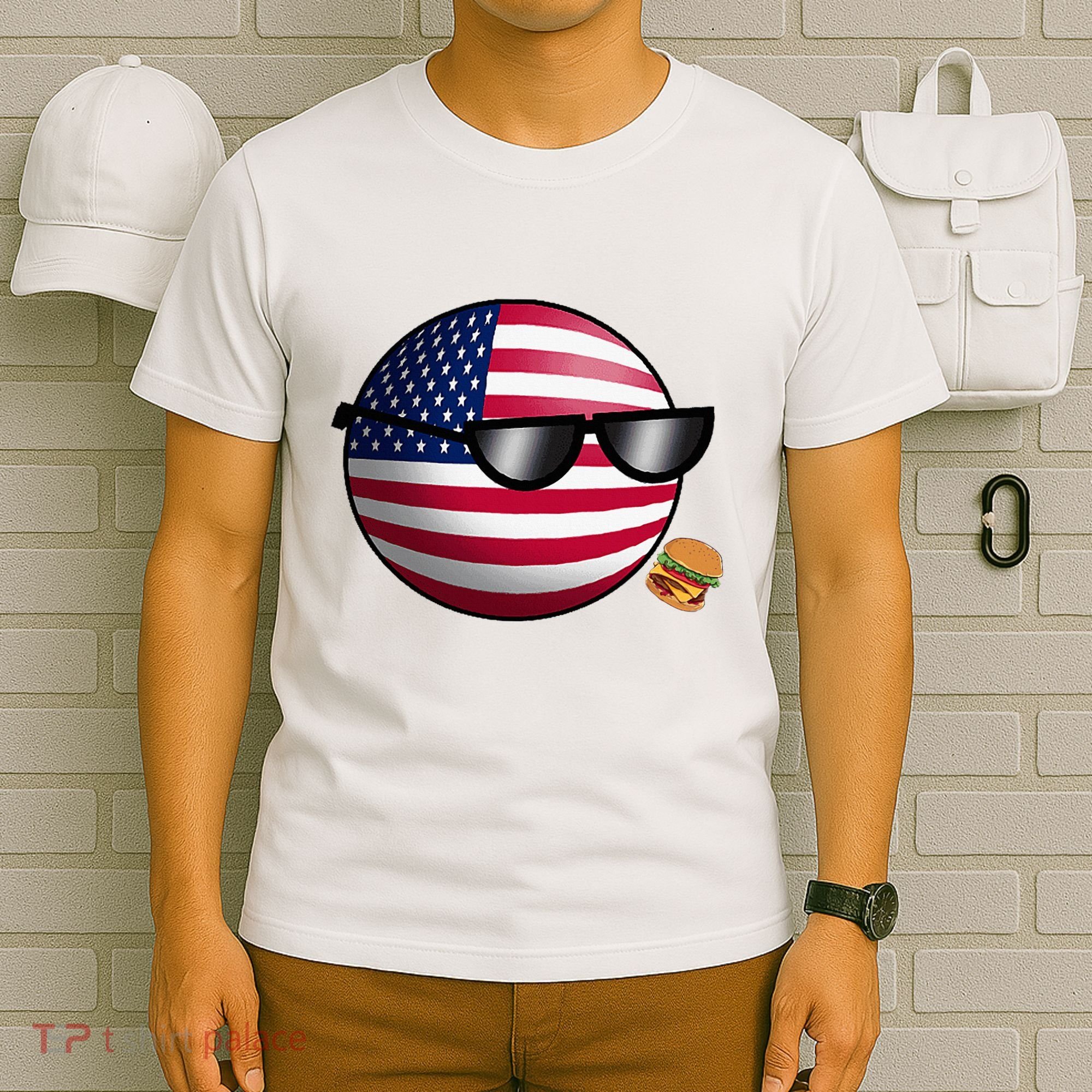 Countryballs Usa T-Shirt