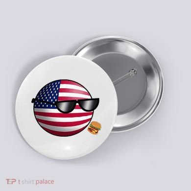Countryballs Usa Button