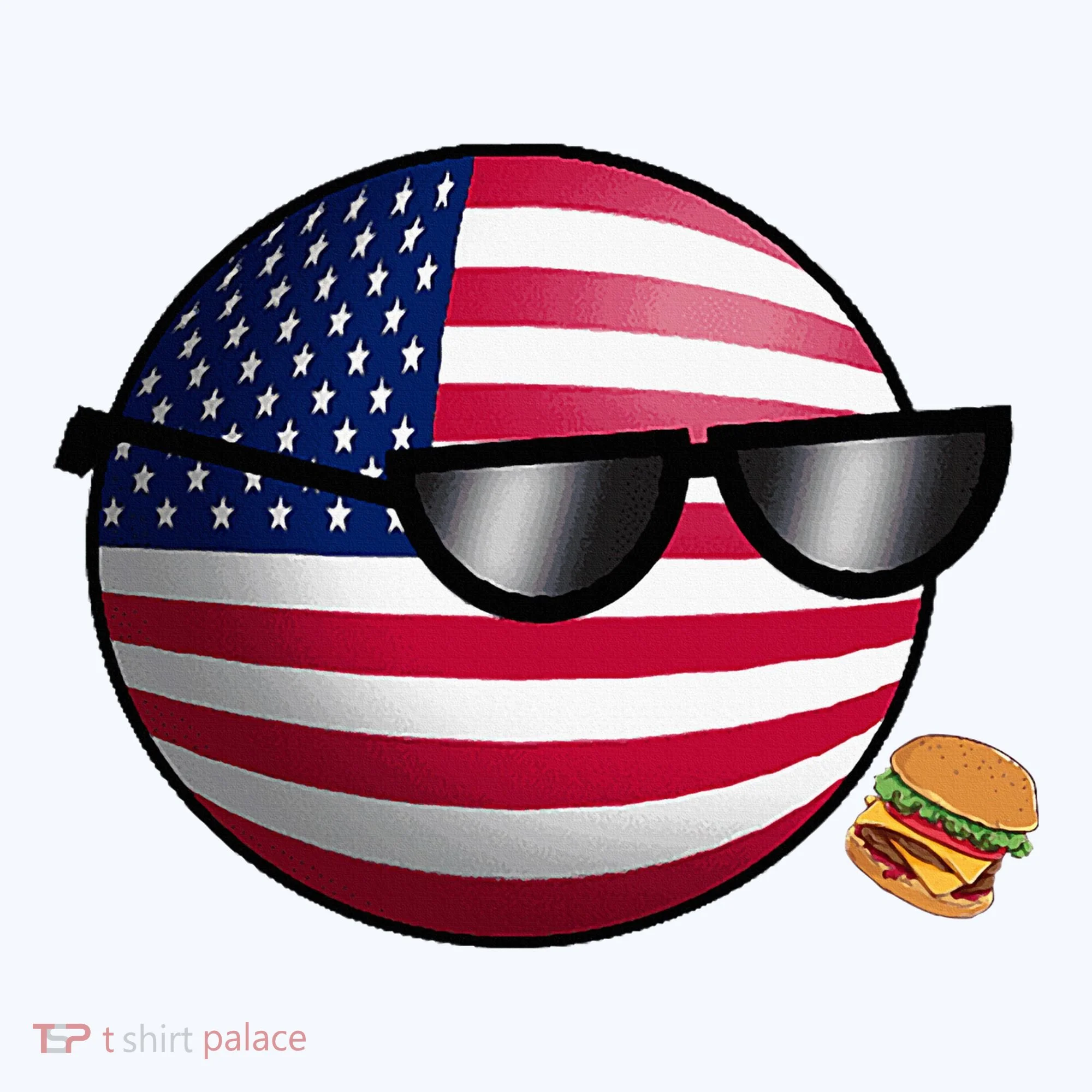 Countryballs Usa Baby Bodysuit