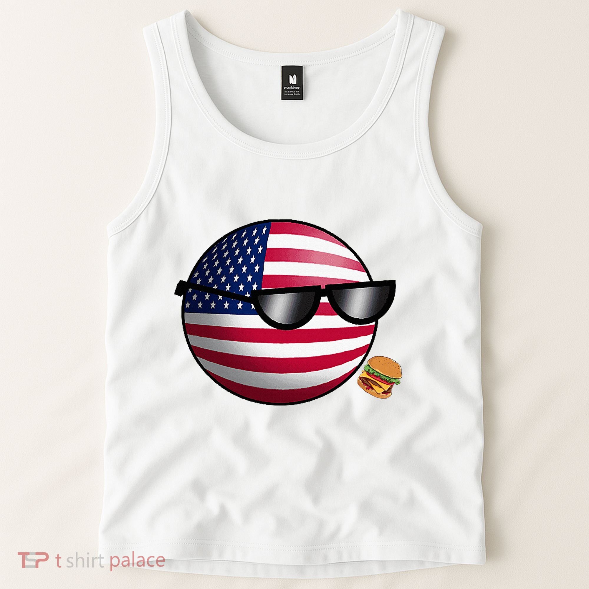 Countryballs Usa Tank Top