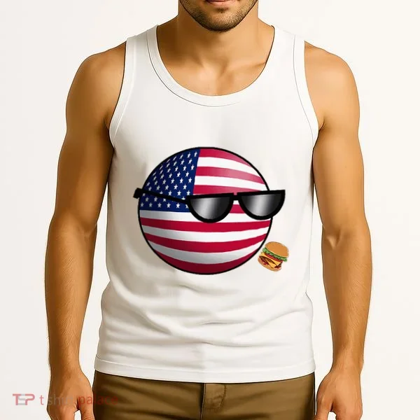 Countryballs Usa Tank Top
