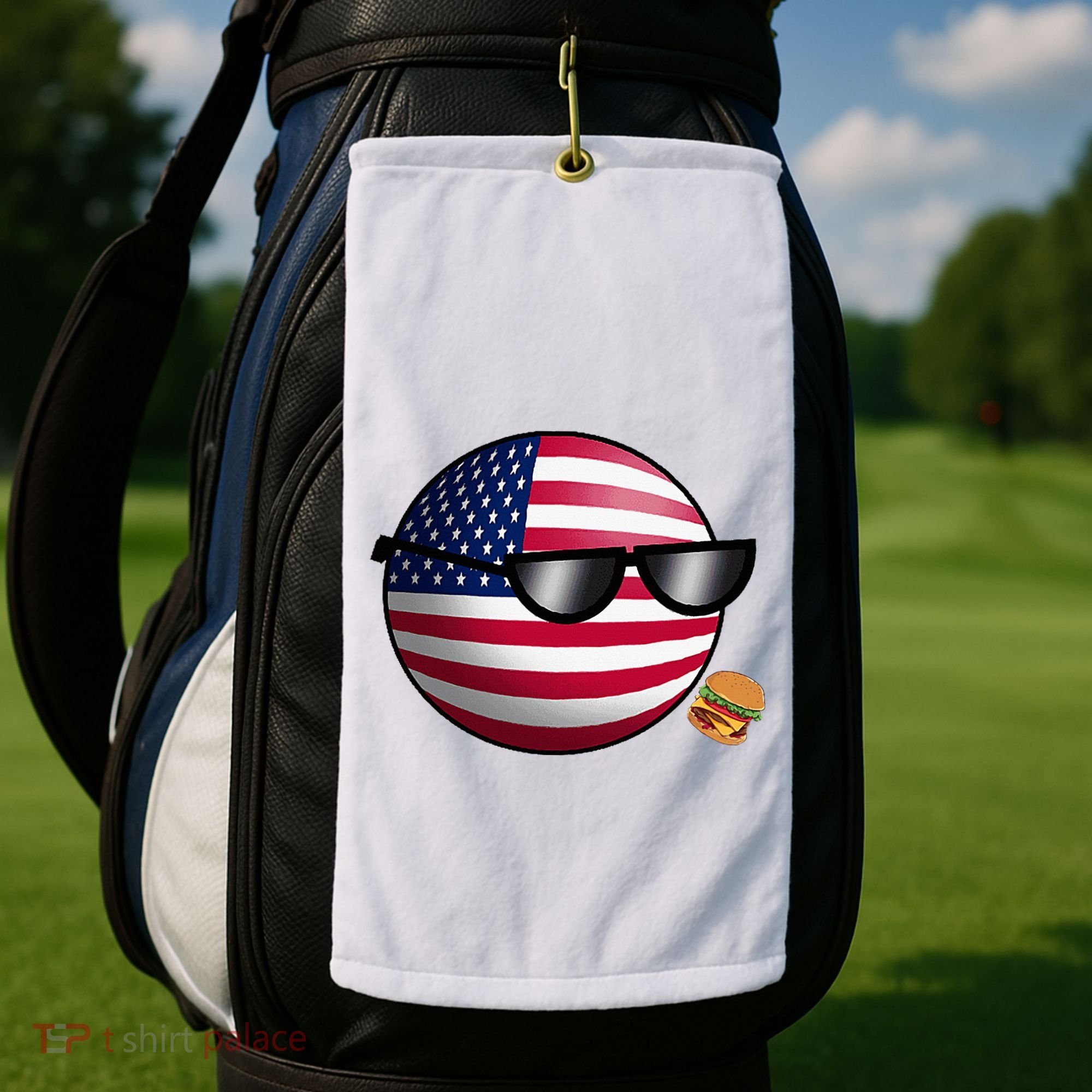 Countryballs Usa Golf Towel