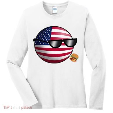 Countryballs Usa Women's Long Sleeve Shirt