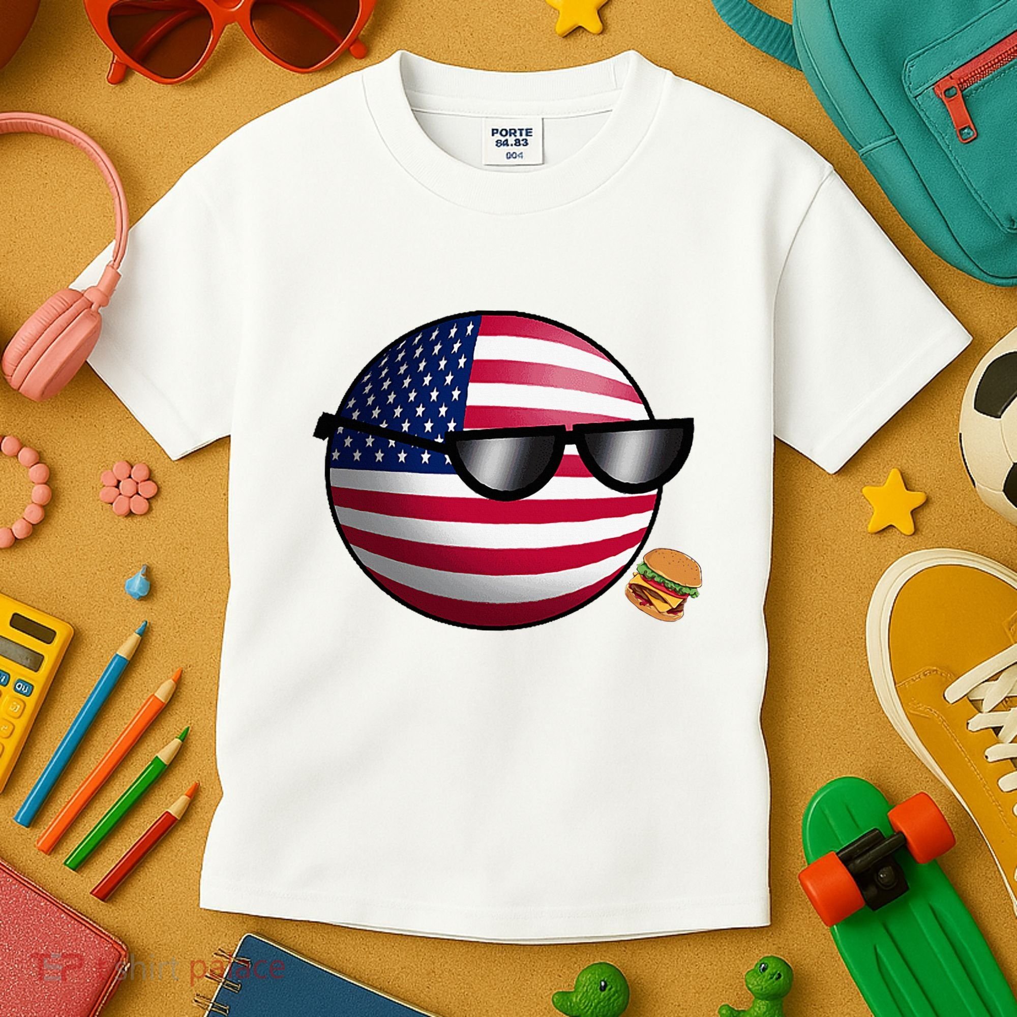Countryballs Usa Kids T-Shirt
