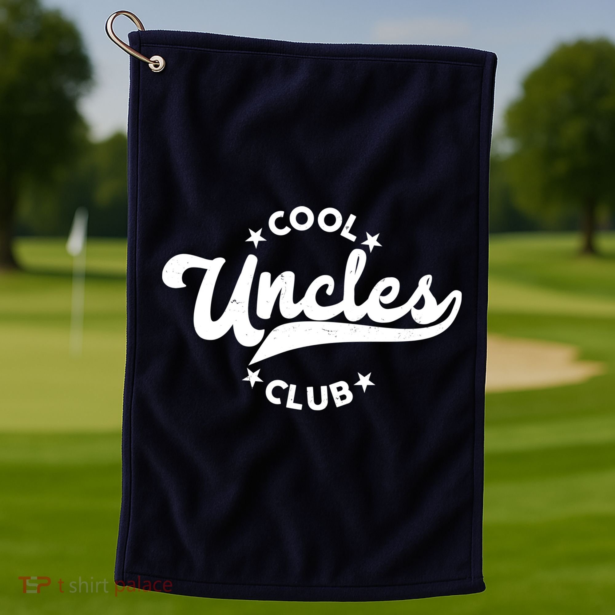 Cool Uncles Club Emblem Golf Towel