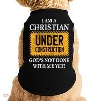 Christian Under Construction Funny Christian Doggie Tank thumb 0