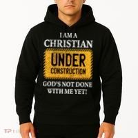 Christian Under Construction Funny Christian Hoodie thumb 2