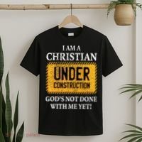 Christian Under Construction Funny Christian T-Shirt thumb 2