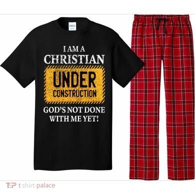Christian Under Construction Funny Christian Pajama Set