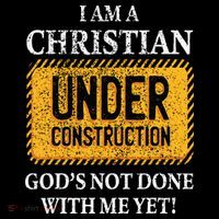 Christian Under Construction Funny Christian Mousepad thumb 1