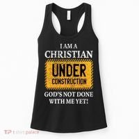 Christian Under Construction Funny Christian Women's Tank Top thumb 0