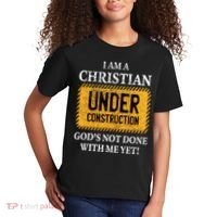 Christian Under Construction Funny Christian Kids T-Shirt thumb 2
