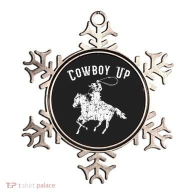 Cowboy Up Design For Rodeo Fans And Western Lover Ornament