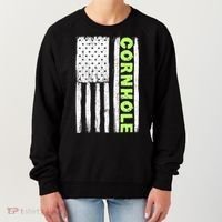 Cornhole Us Flag Women's Sweatshirt thumb 0