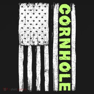 Cornhole Us Flag Hoodie
