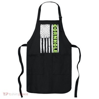 Cornhole Us Flag Apron