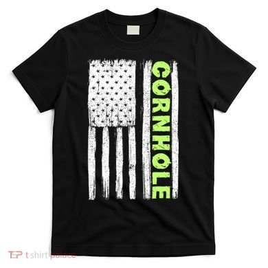 Cornhole Us Flag T-Shirt