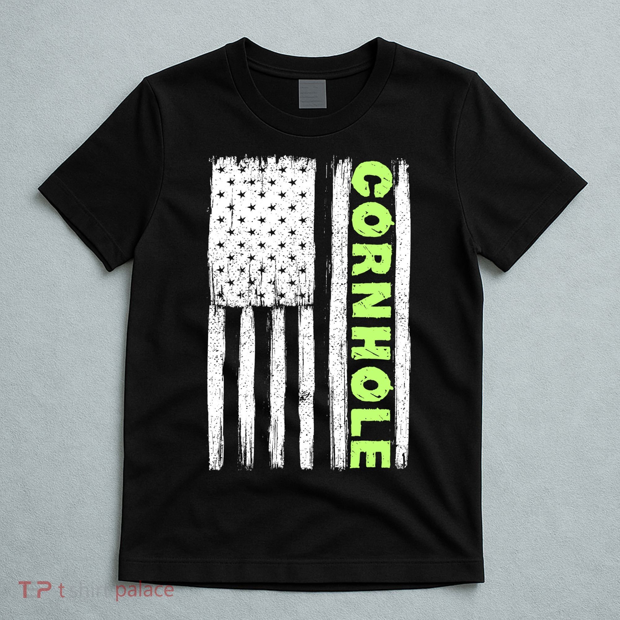 Cornhole Us Flag T-Shirt
