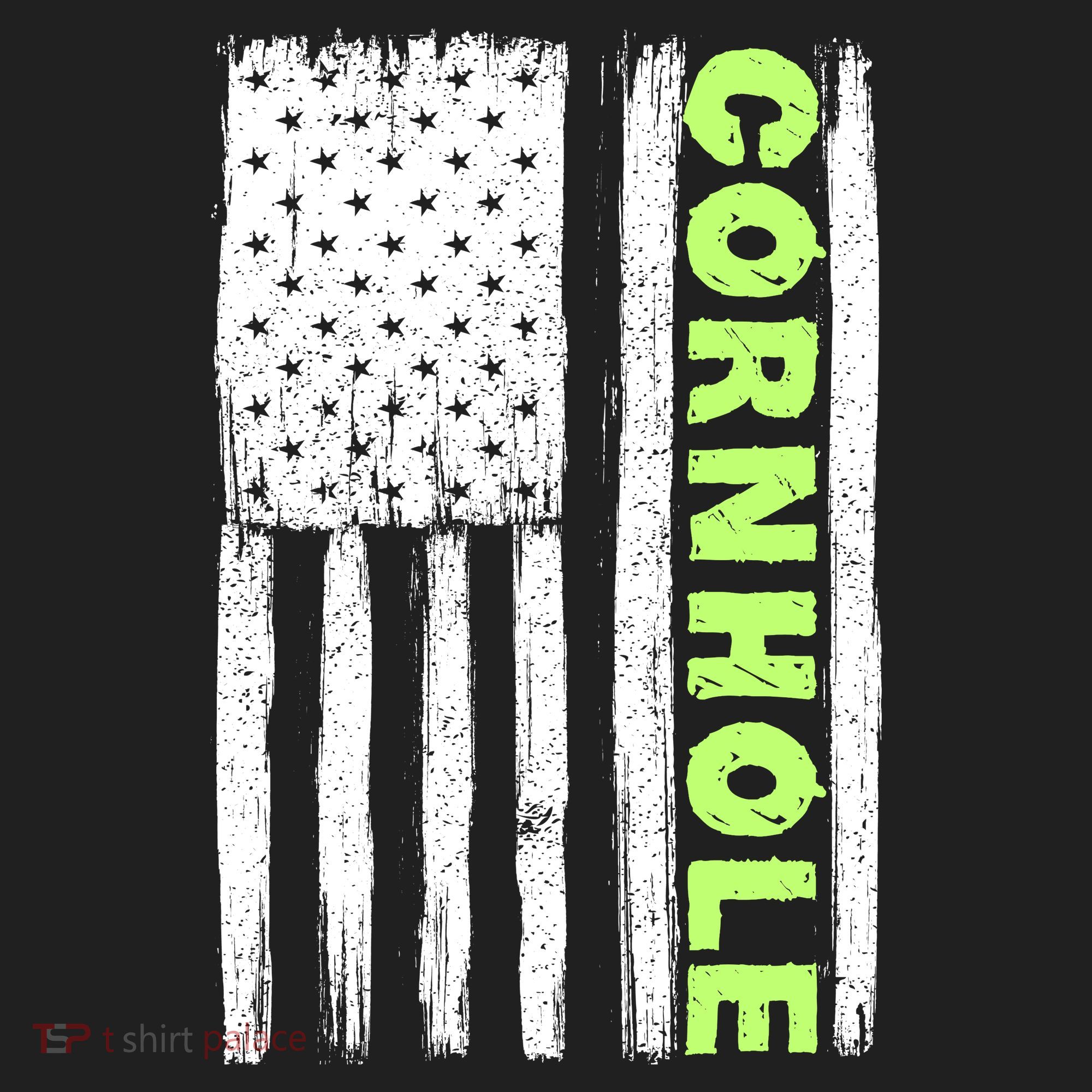 Cornhole Us Flag 15oz Campfire Ceramic Mug