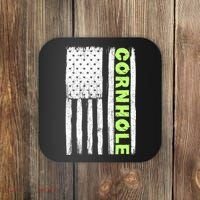 Cornhole Us Flag Coaster thumb 0