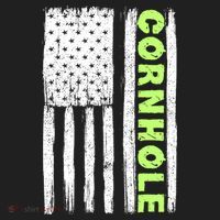Cornhole Us Flag Tumbler thumb 3