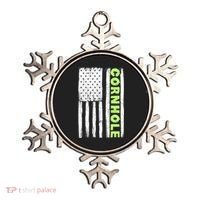 Cornhole Us Flag Ornament thumb 0