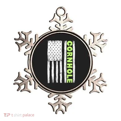 Cornhole Us Flag Ornament