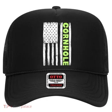 Cornhole Us Flag Hat