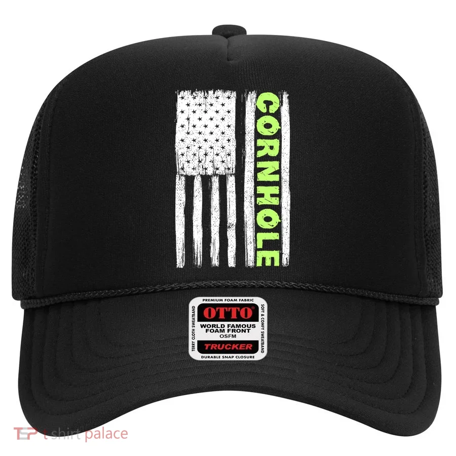 Cornhole Us Flag Hat