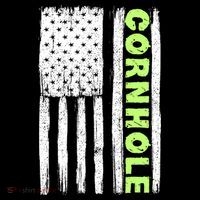 Cornhole Us Flag Tank Top thumb 6