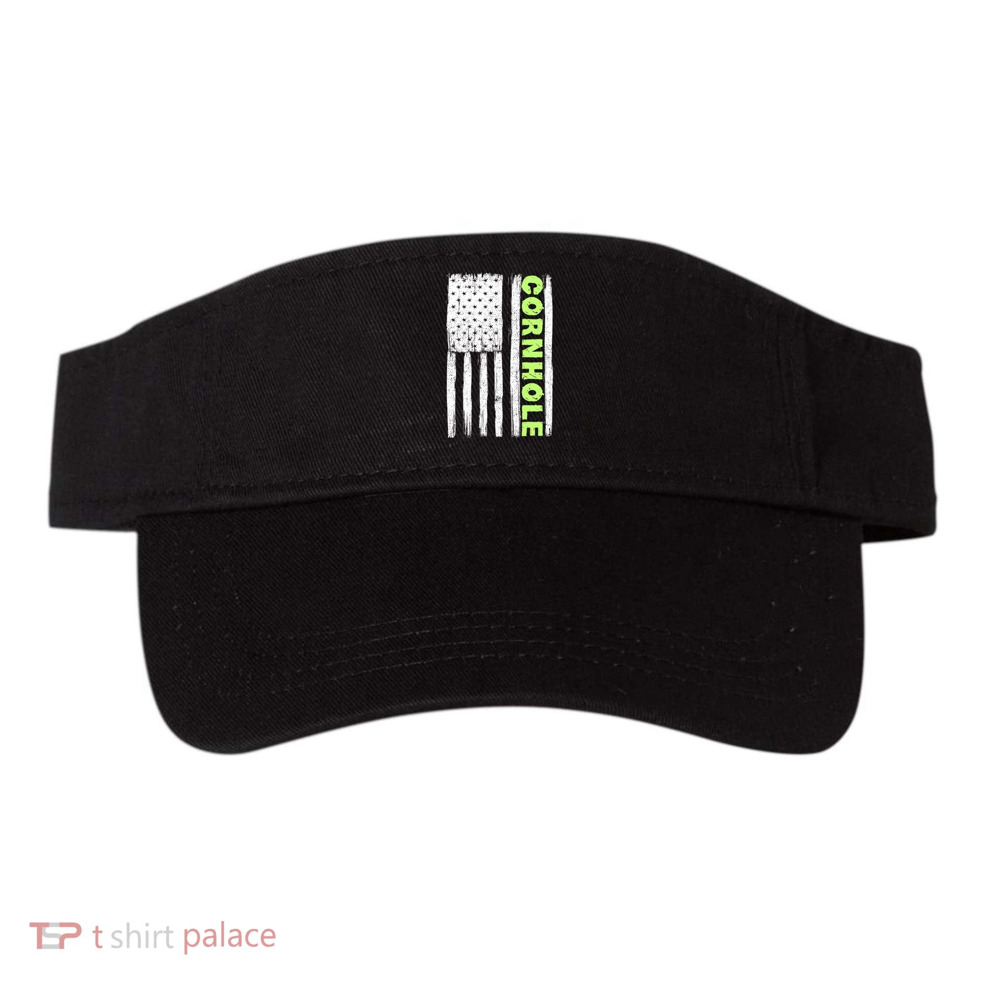Cornhole Us Flag Visor