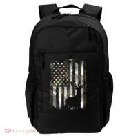 Camo Us Flag Deer Elk Buck Camoflage Hunting Hunter Dad Backpack thumb 0
