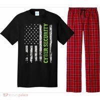 Cybersecurity USA Flag Computer Engineer Programmer Hacker Pajama Set thumb 0