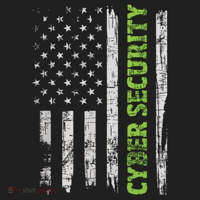 Cybersecurity USA Flag Computer Engineer Programmer Hacker Urban Oversized Heavyweight T-Shirt