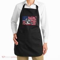 Cool Usa Flag With Fish Apron thumb 2