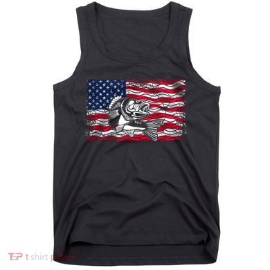 Cool Usa Flag With Fish Tank Top