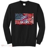 Cool Usa Fishing With Flag Sweatshirt thumb 0
