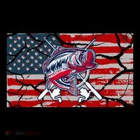 Cool Usa Fishing With Flag Coffee Mug thumb 5