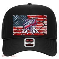 Cool Usa Fishing With Flag Hat thumb 0