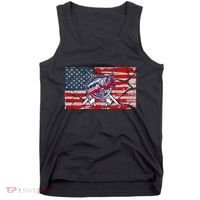 Cool Usa Fishing With Flag Tank Top thumb 0