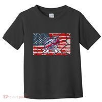 Cool Usa Fishing With Flag Toddler T-Shirt thumb 0