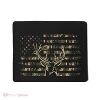 Camo Usa Flag Deer Elk Buck Camoflage Hunting Hunter Mousepad thumb 0