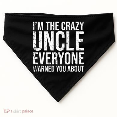 Crazy Uncle Funny Uncle USA-Made Doggie Bandana