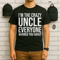 Crazy Uncle Funny Uncle T-Shirt thumb 6