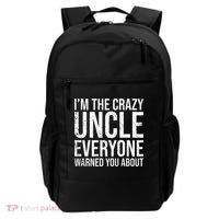 Crazy Uncle Funny Uncle Backpack thumb 0