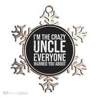 Crazy Uncle Funny Uncle Ornament thumb 0