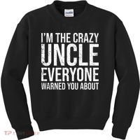 Crazy Uncle Funny Uncle Kids Sweatshirt thumb 0