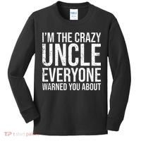 Crazy Uncle Funny Uncle Kids Long Sleeve Shirt thumb 0