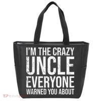 Crazy Uncle Funny Uncle Tote Bag thumb 0
